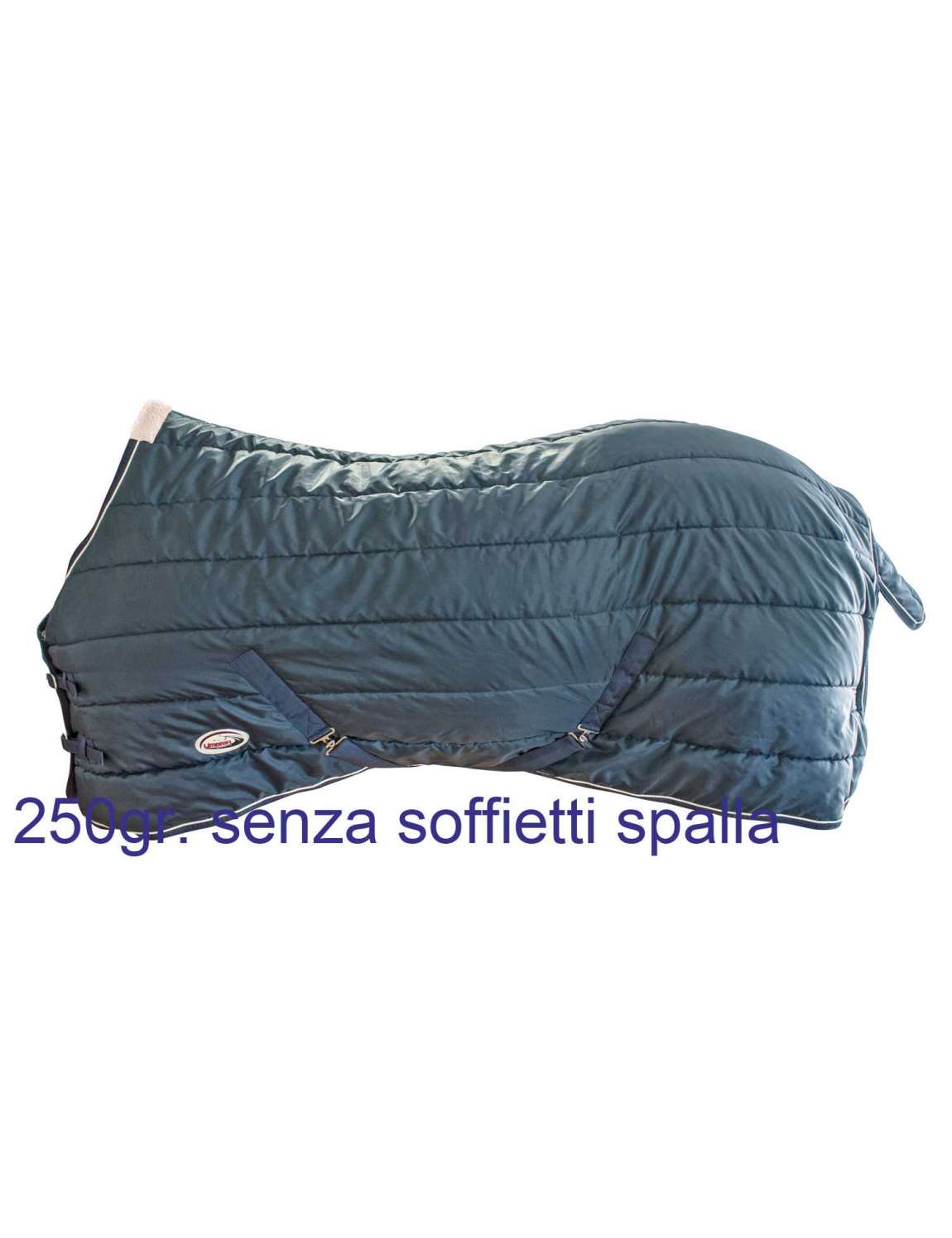 Coperta per cavallo in cotone con cinghie e soffietti laterali