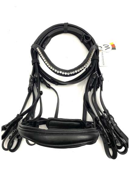 BRIGLIA DA DRESSAGE WALDHAUSEN SUPER SOFT